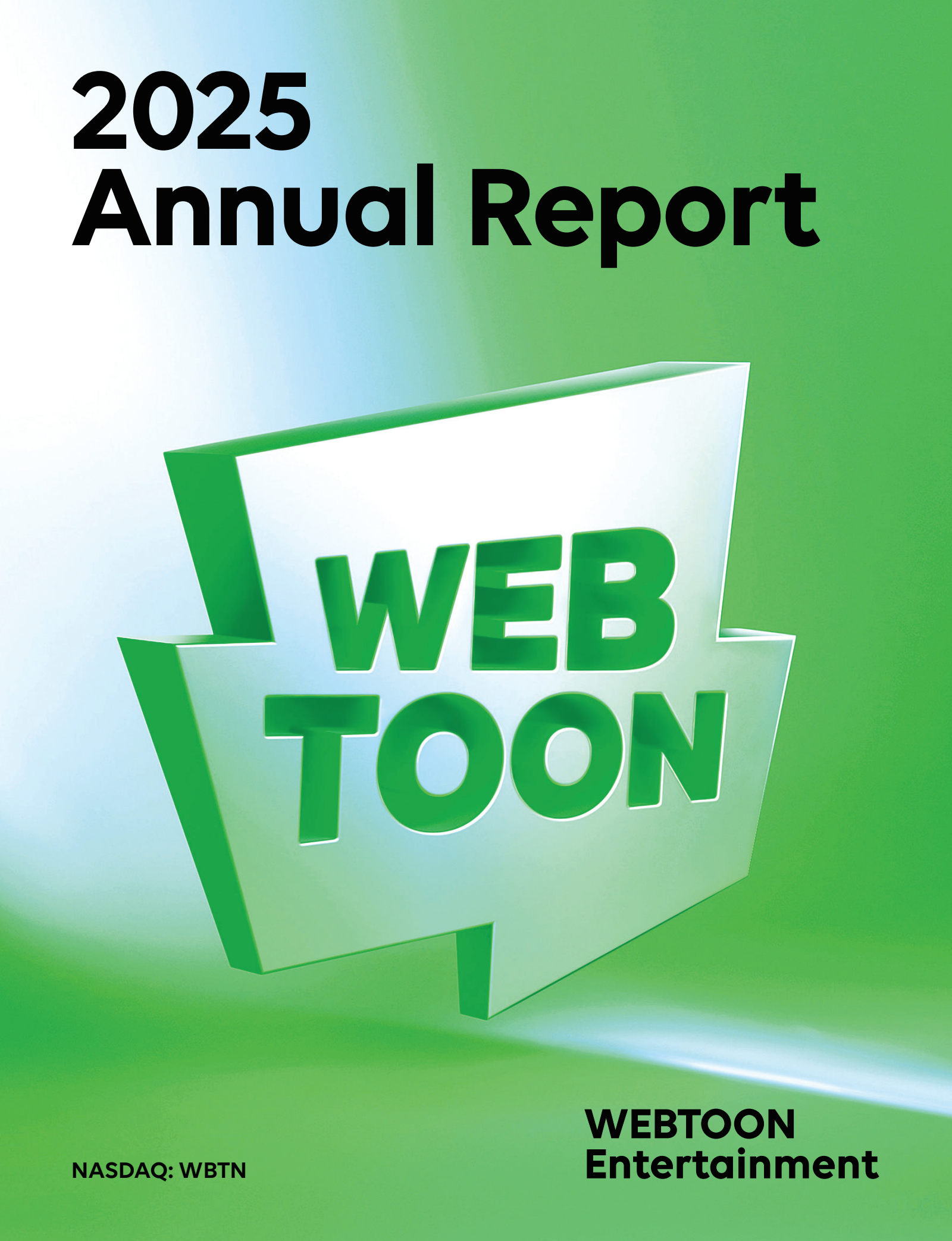 WEBTOON Entertainment's Q4 2025 Annual report