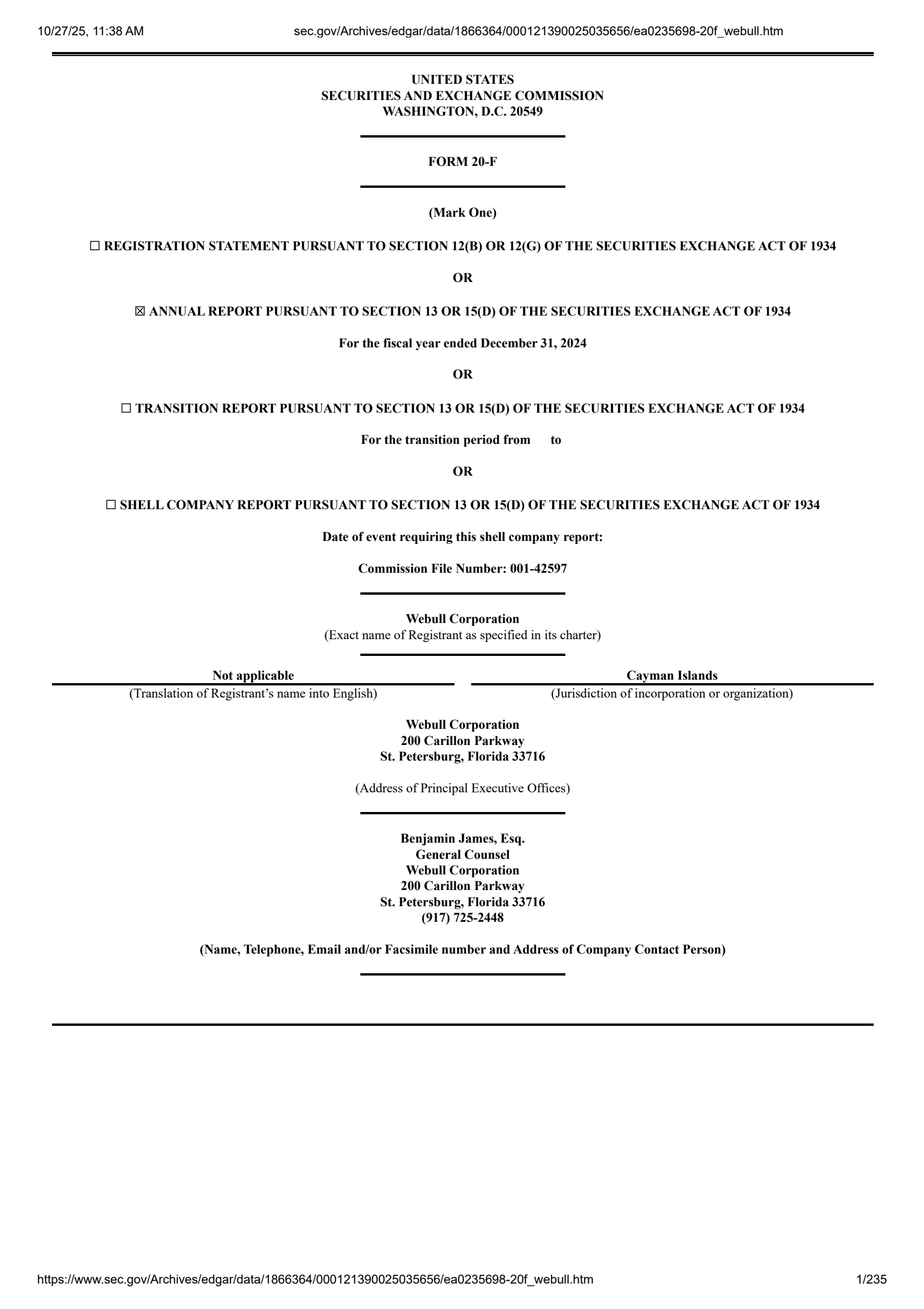 Webull's Q4 2024 Annual Report