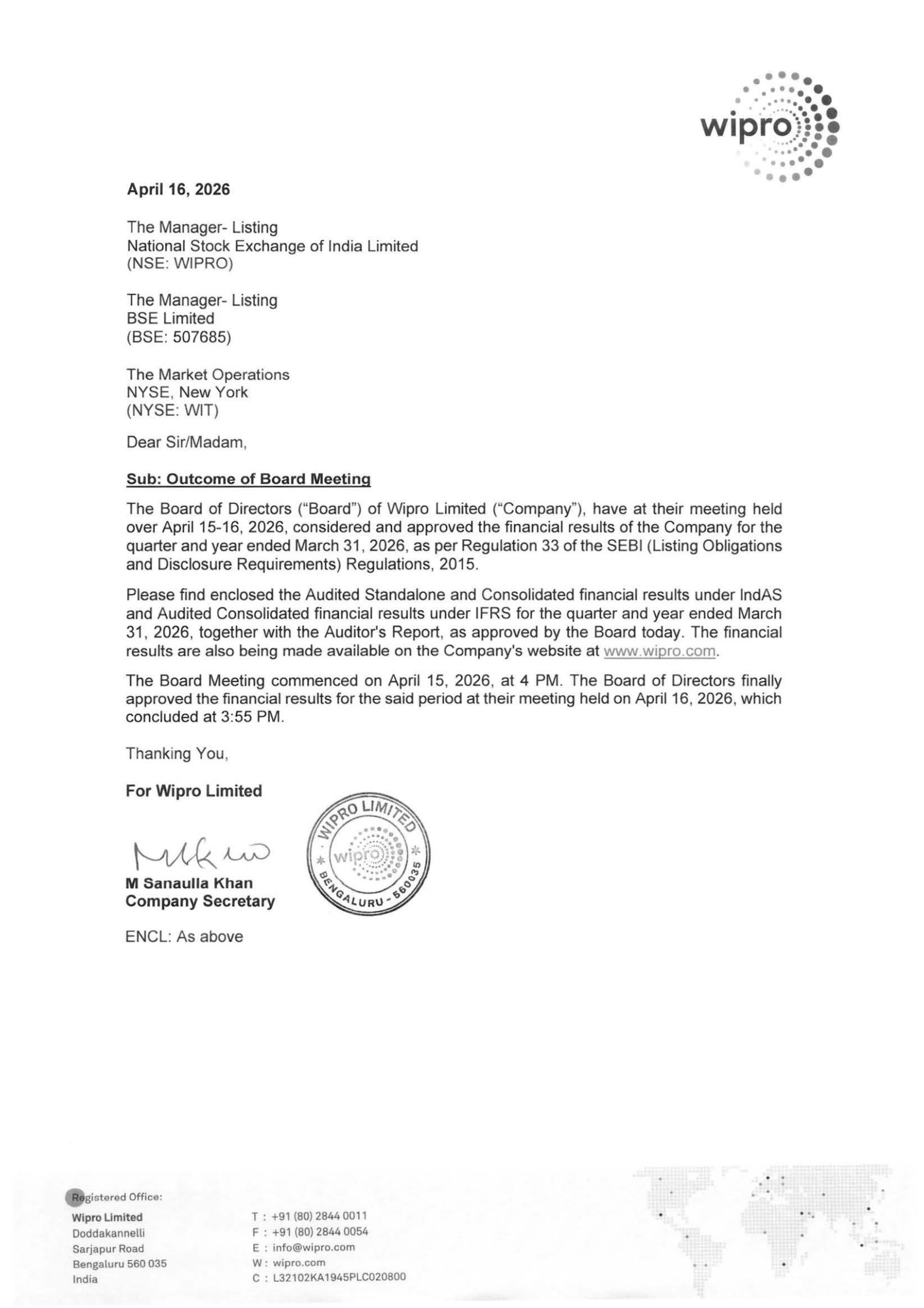 Wipro's Q4 25/26 (Media) Interim report