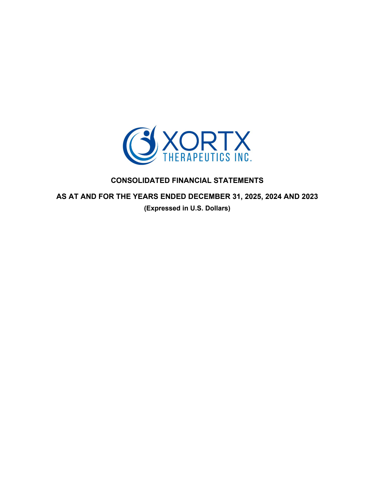 XORTX Therapeutics' Q4 2025 Interim report