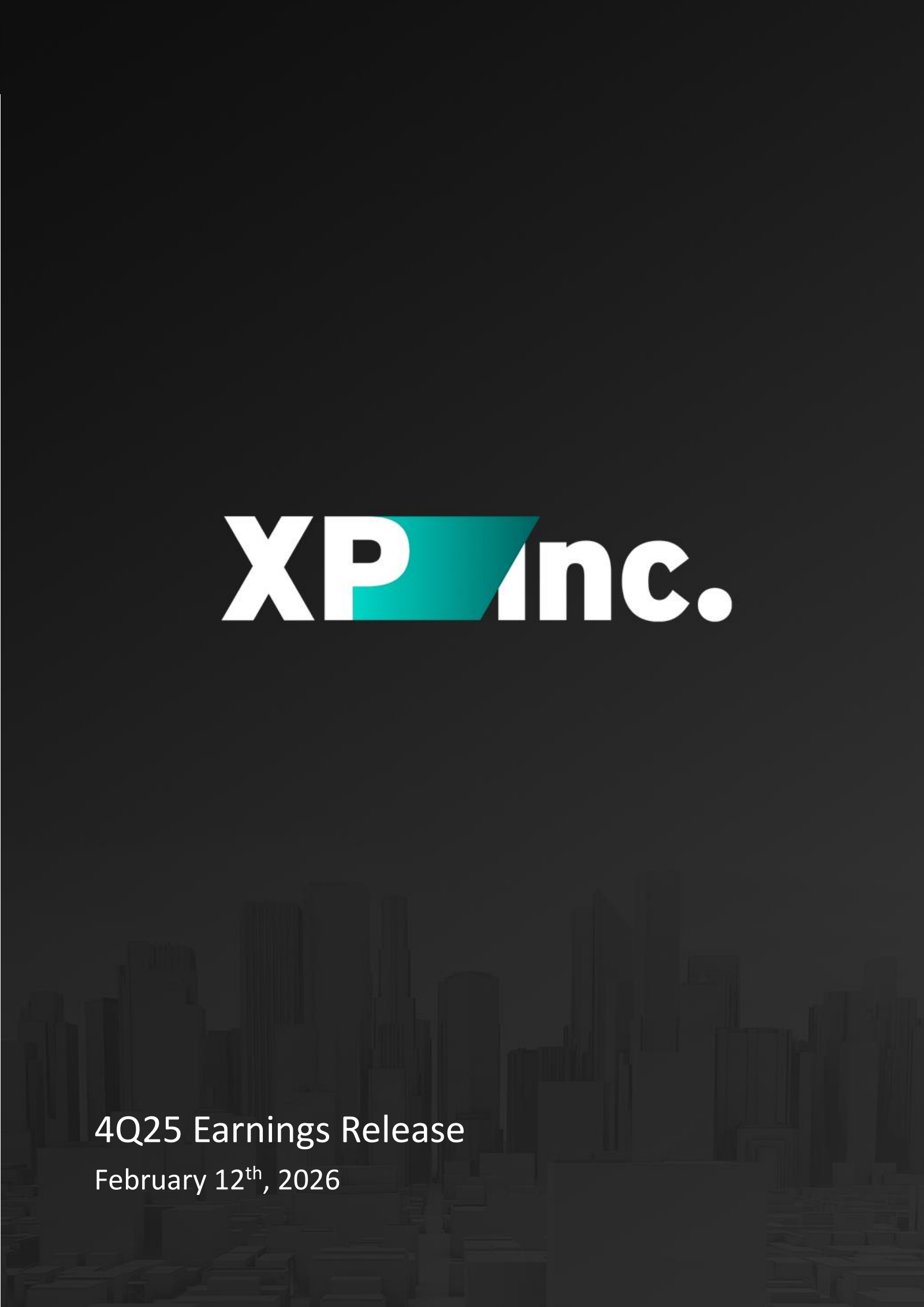 XP's Q4 2025 Press Release